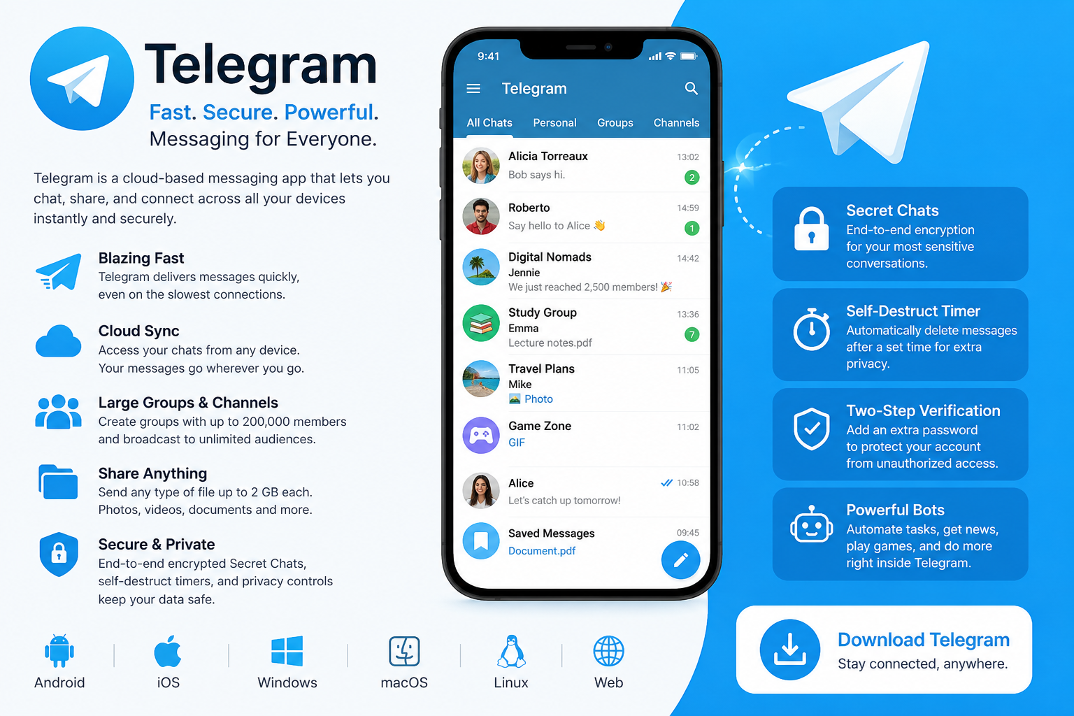 Telegram App Free Download
